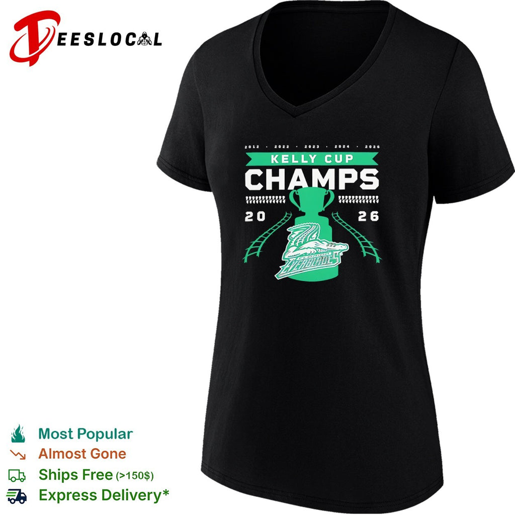 Florida Everblades Kelly Cup Champs 2012 2022 2023 2024 2026 ECHL hockey team shirt
