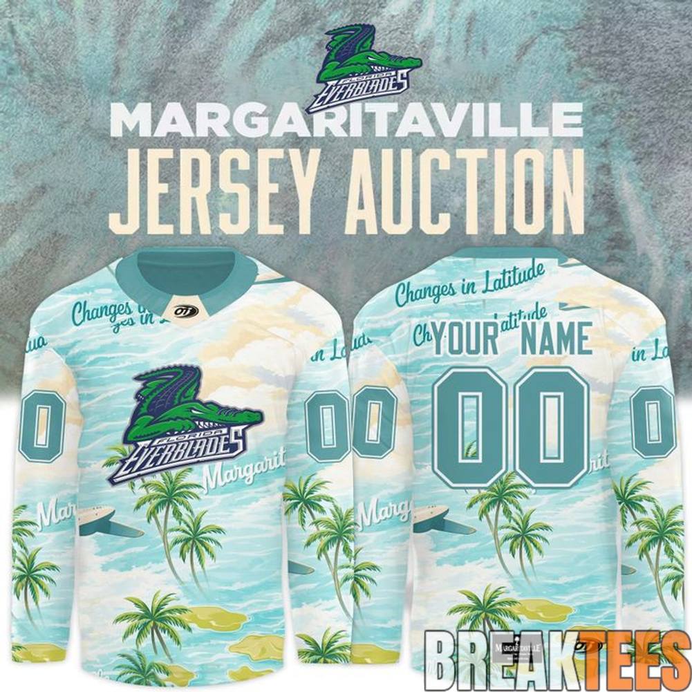 Florida Everblades Margaritaville Night Hockey Jersey