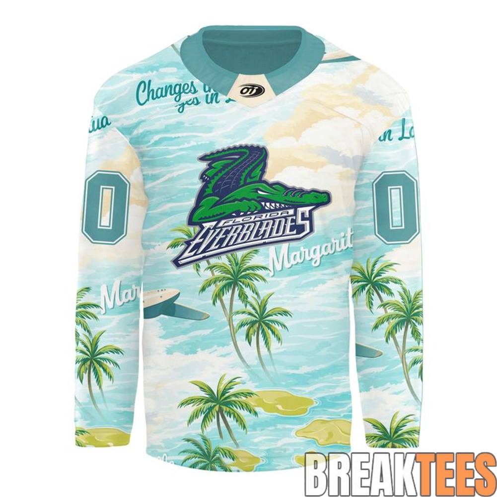 Florida Everblades Margaritaville Night Hockey Jersey
