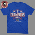 Florida Gators Men’s Basketball 2026 SEC Southeastern Conference Regular Season Champions Locker Room T-Shirt