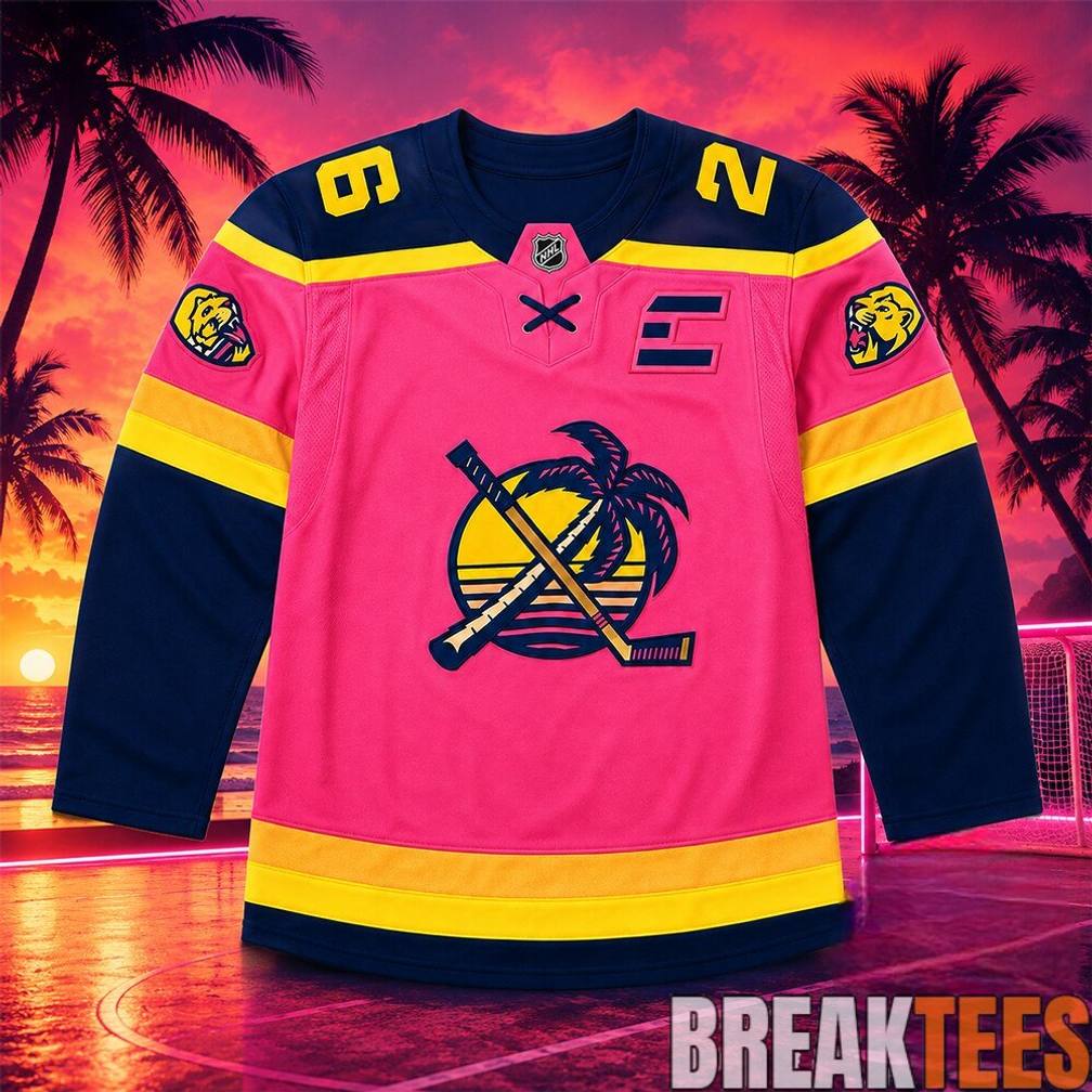 Florida Panthers Hometown Remix Pink Hockey Jersey