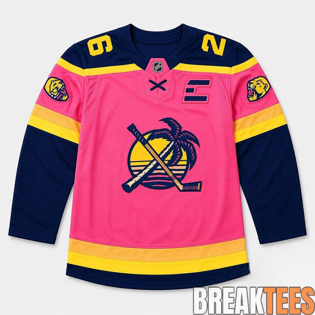 Florida Panthers Hometown Remix Pink Hockey Jersey