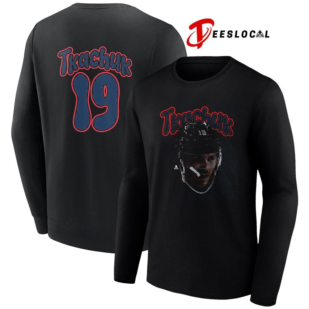 Florida Panthers Matthew Tkachuk portrait name and number shirt