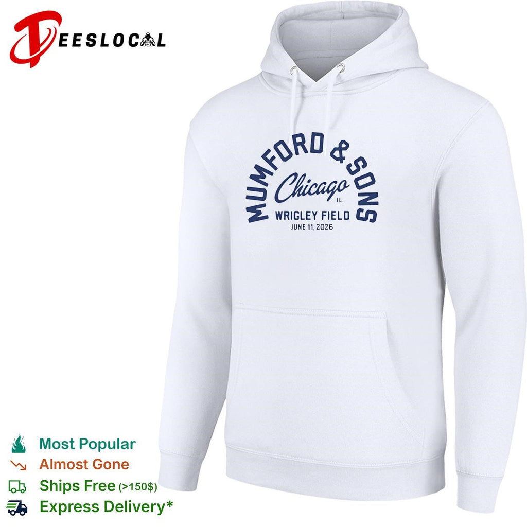 Folk rock band Chicago Wrigley Field June 11 2026 concert shirt