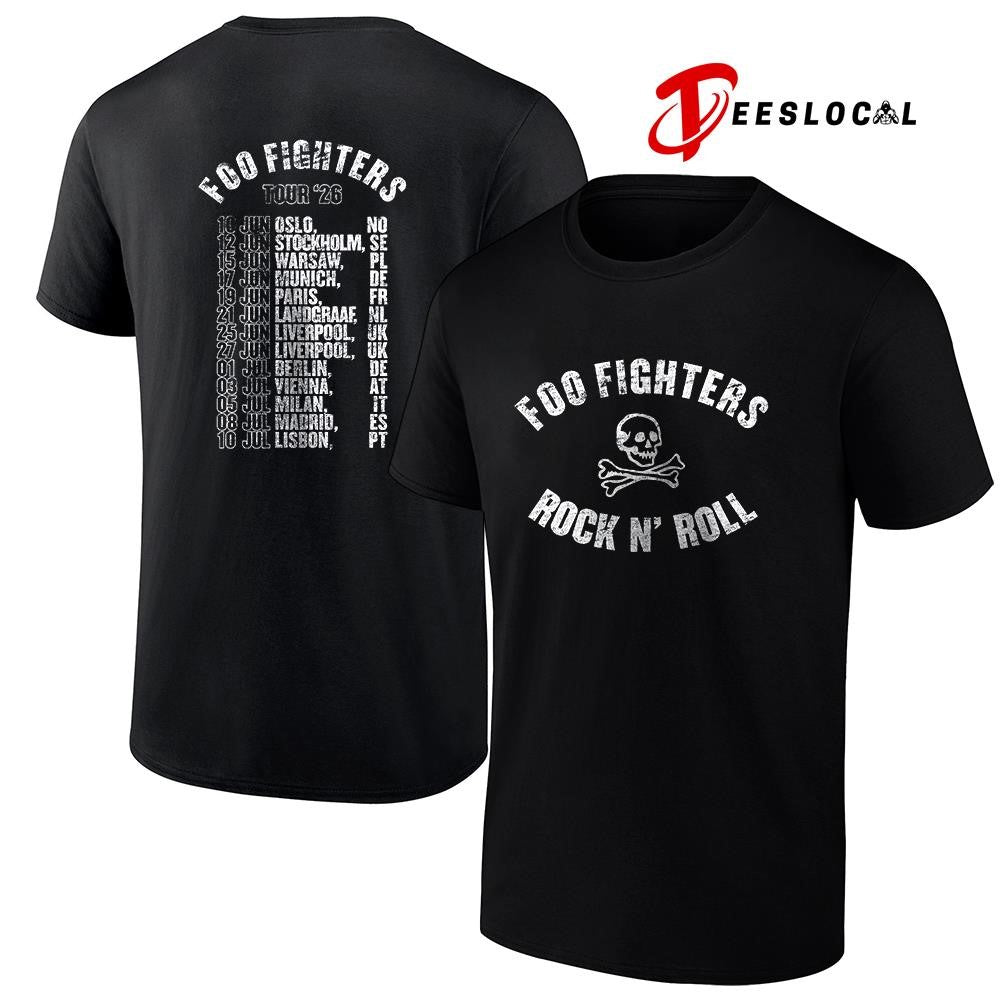 FooFightersRockn’skeletontourdatesscheduleshirt