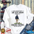 Football Coach Playbook Pigskin Ball Sixties Birthday Old Man Vintage Gift Shirt