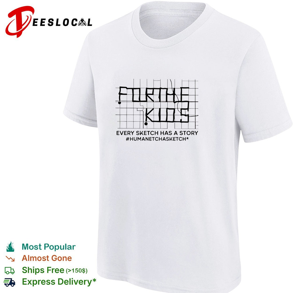 For the kids every sketch has a story human Etch A Sketch grid art shirt
