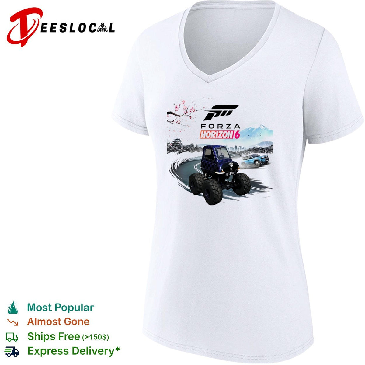 Forza Horizon 6 Peel P50 Monster Truck Japan Mountain Gaming shirt