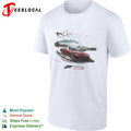 Forza Horizon 6 Red Sports Car with Mount Fuji and Tokyo Cityscape Japan shirt