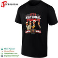 Founding fathers 1776 National Champs wearing sunglasses parody graphic shirt