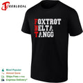 Foxtrot Delta Tango FDT Political Parody Statement Funny Acronym Slogan shirt