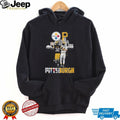Franco Harris and Roberto Clemente Legends Heaven Skyline T Shirt