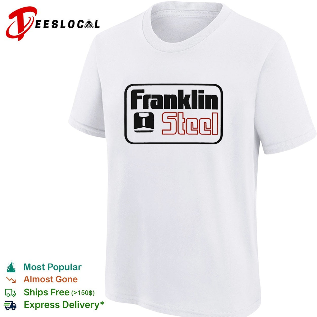Franklin Steel logo badge shirt