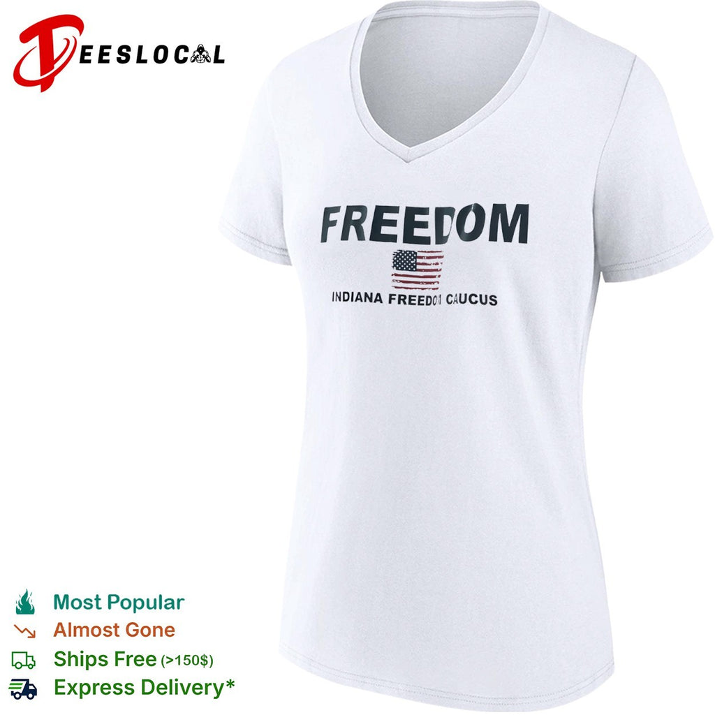 Freedom Indiana Freedom Caucus American Flag shirt
