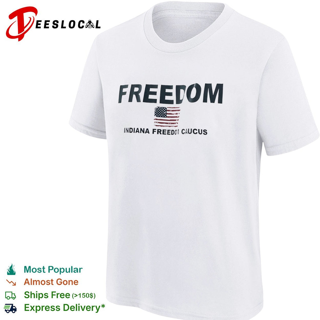 Freedom Indiana Freedom Caucus American Flag shirt