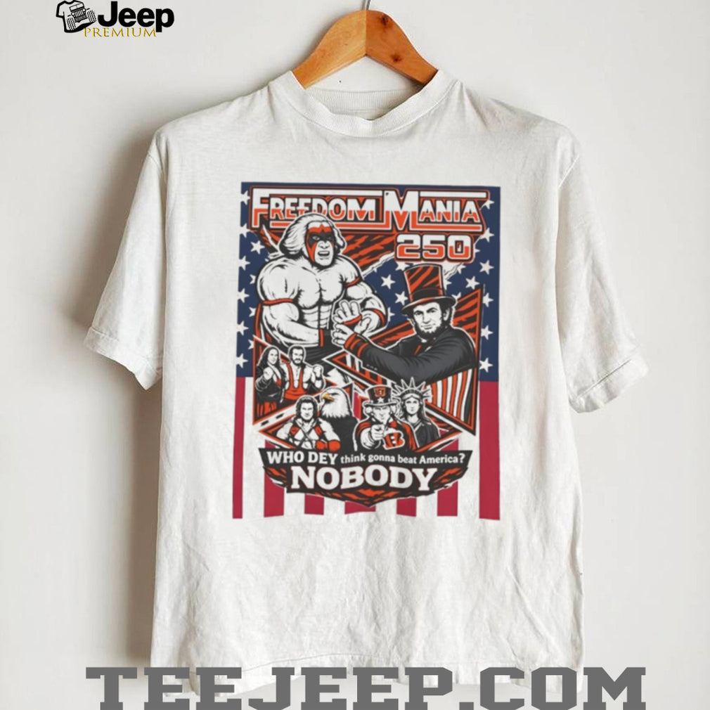 Freedom Mania 250 Ultimate Warrior Patriotic T Shirt