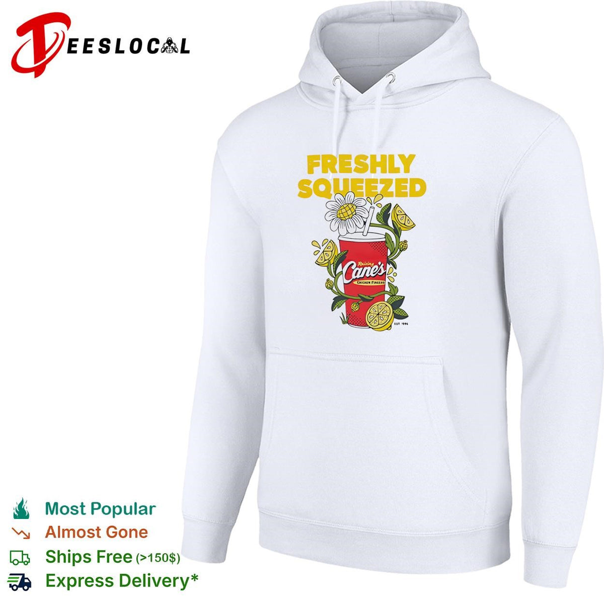 Freshly squeezed lemonade chicken fingers vintage cup illustration shirt