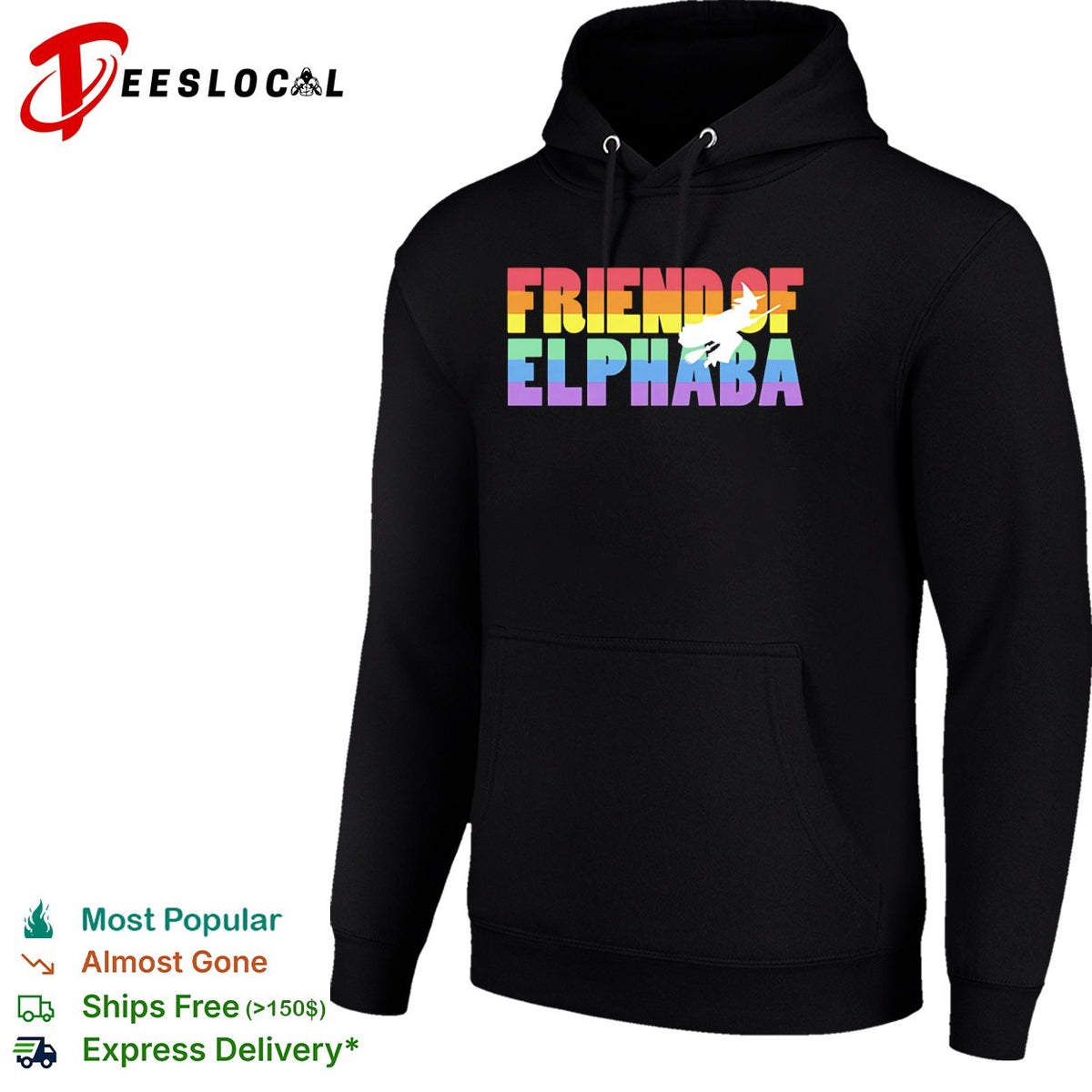 Friend of Elphaba Wicked Musical Theatre Pride Rainbow shirt