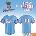 Frisco RoughRiders x Texas Rangers Night Custom Baseball Jersey