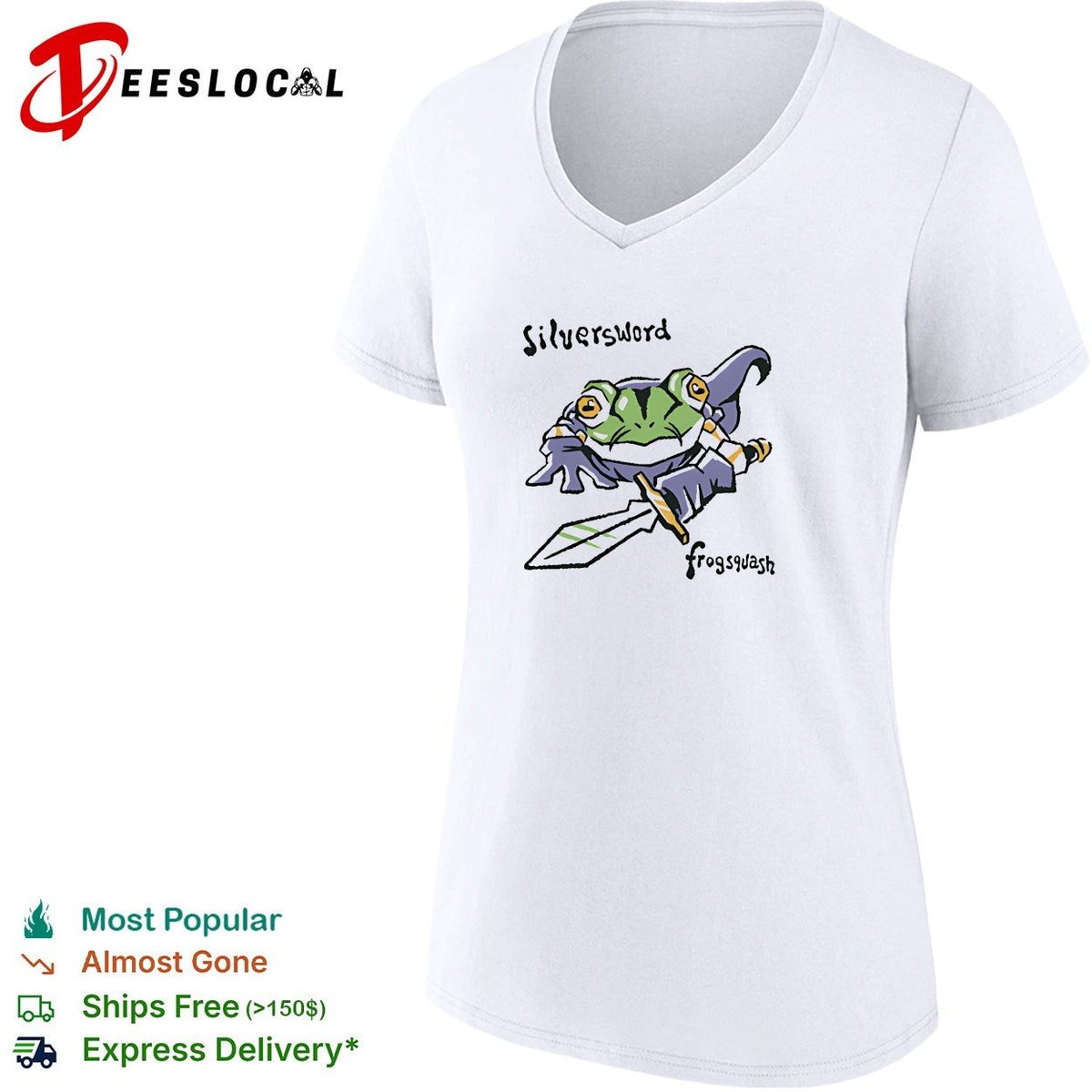 Frog aka Glenn from Chrono Trigger in the style of Silverchair’s album Frogstomp shirt