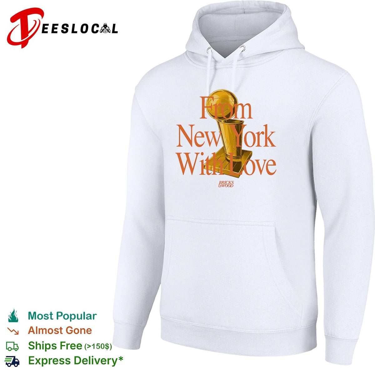 From New York With Love Bricks and Wood Championship Trophy shirt