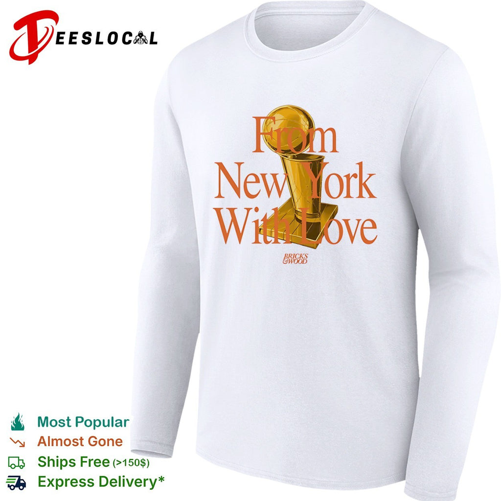 From New York With Love Bricks and Wood Championship Trophy shirt