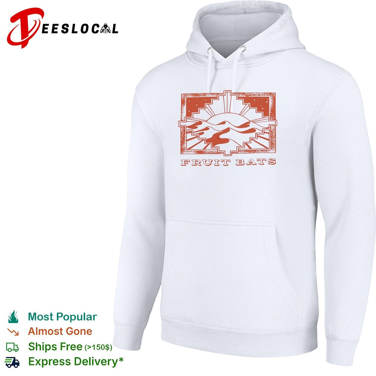 Fruit Bats Band Sun Desert Landscape Art shirt
