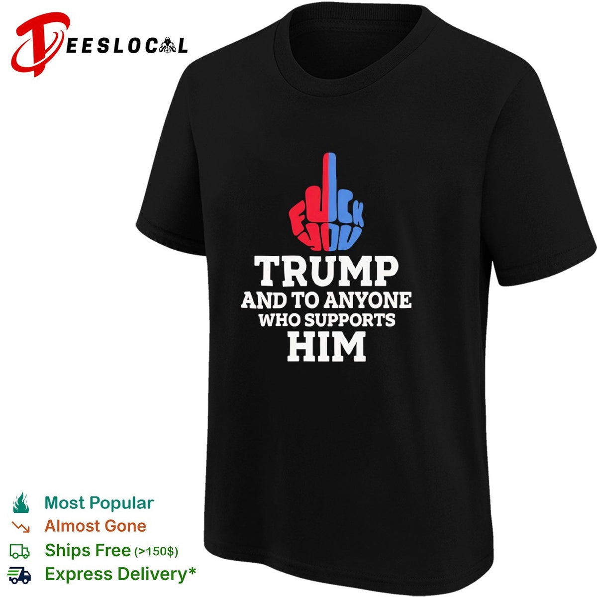 Fuck You Trump and to Anyone Who Supports Him Shirt