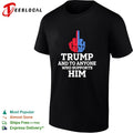 Fuck You Trump and to Anyone Who Supports Him Shirt