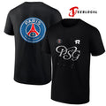 Fuerza x Paris Saint Germain vibes logo shirt