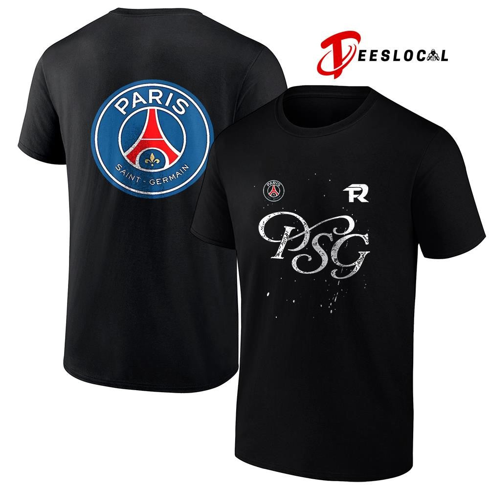 Fuerza x Paris Saint Germain vibes logo shirt
