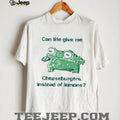 Funny Frog Cheeseburgers Instead Of Lemons Illustration T Shirt
