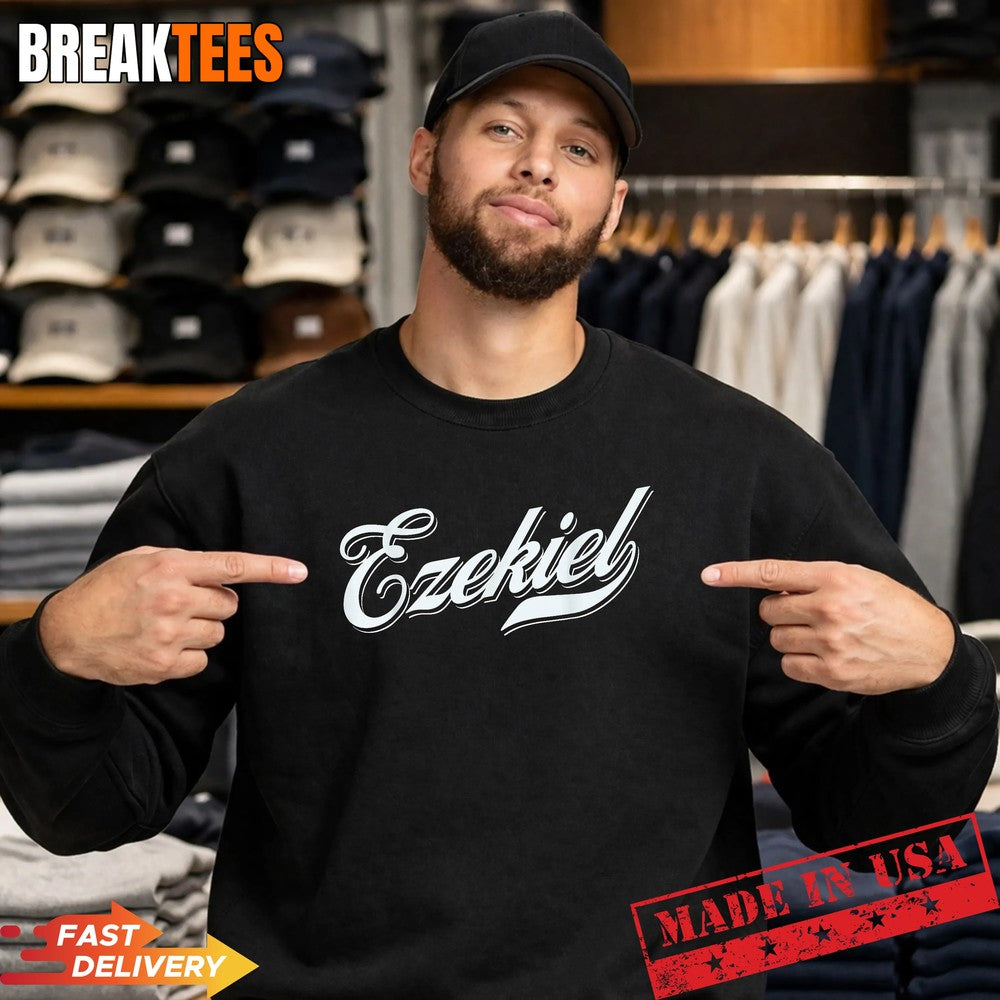 Funny Gift Idea Humour Name for Ezekiel 25 17 Shirt