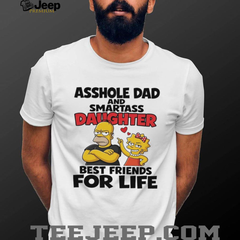Funny Homer And Lisa Simpsons Best Friends Father Daughter T Shirt