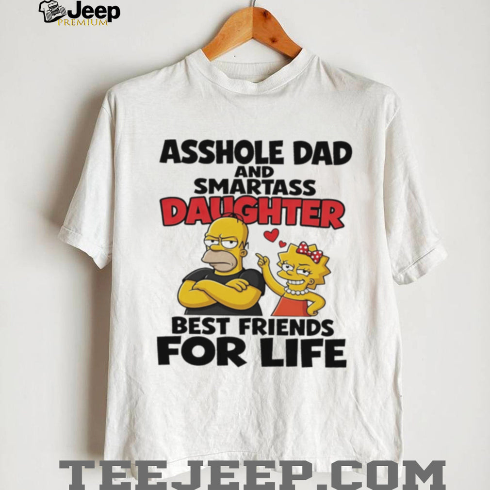 Funny Homer And Lisa Simpsons Best Friends Father Daughter T Shirt