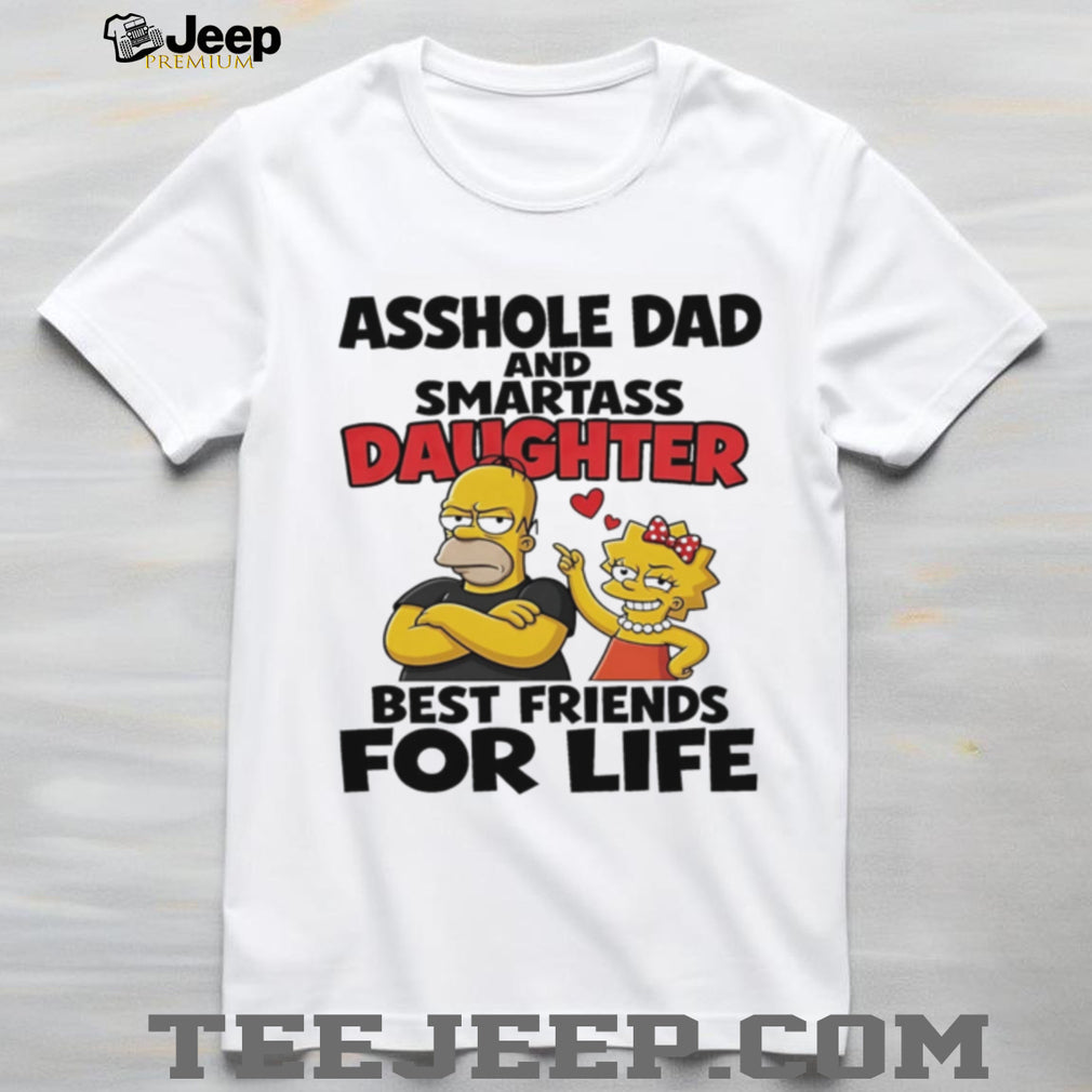Funny Homer And Lisa Simpsons Best Friends Father Daughter T Shirt