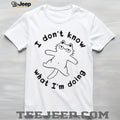 Funny Lazy Cat Sarcastic Quote Casual Graphic T Shirt