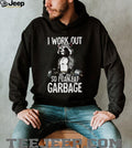 Funny Muscle Raccoon Gym T Shirt I Work Out So I Can Eat Garbage
