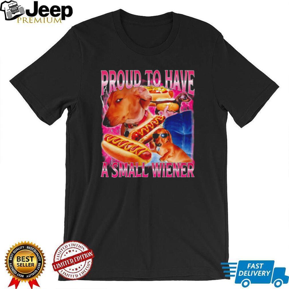 Funny Small Wiener Dachshund Dog Retro Graphic T Shirt