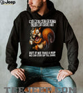 Funny Squirrel Coffee Stay Up Till Dark Nap Time Party Humor T Shirt