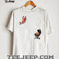 Funny Steak Jumping Into Grill Barbecue BBQ Lover Foodie T Shirt