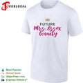 Future Mrs Essex County Crown Logo for Engagement Party and Wedding Anniversary shirt