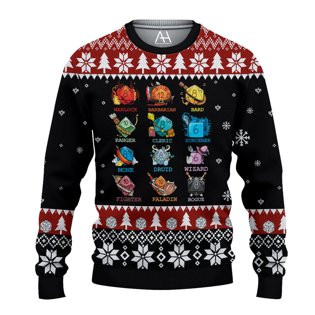 Dice Collections 3D Ugly Sweater Jumper