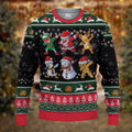Christmas Gifts Black 3D Ugly Sweater Jumper