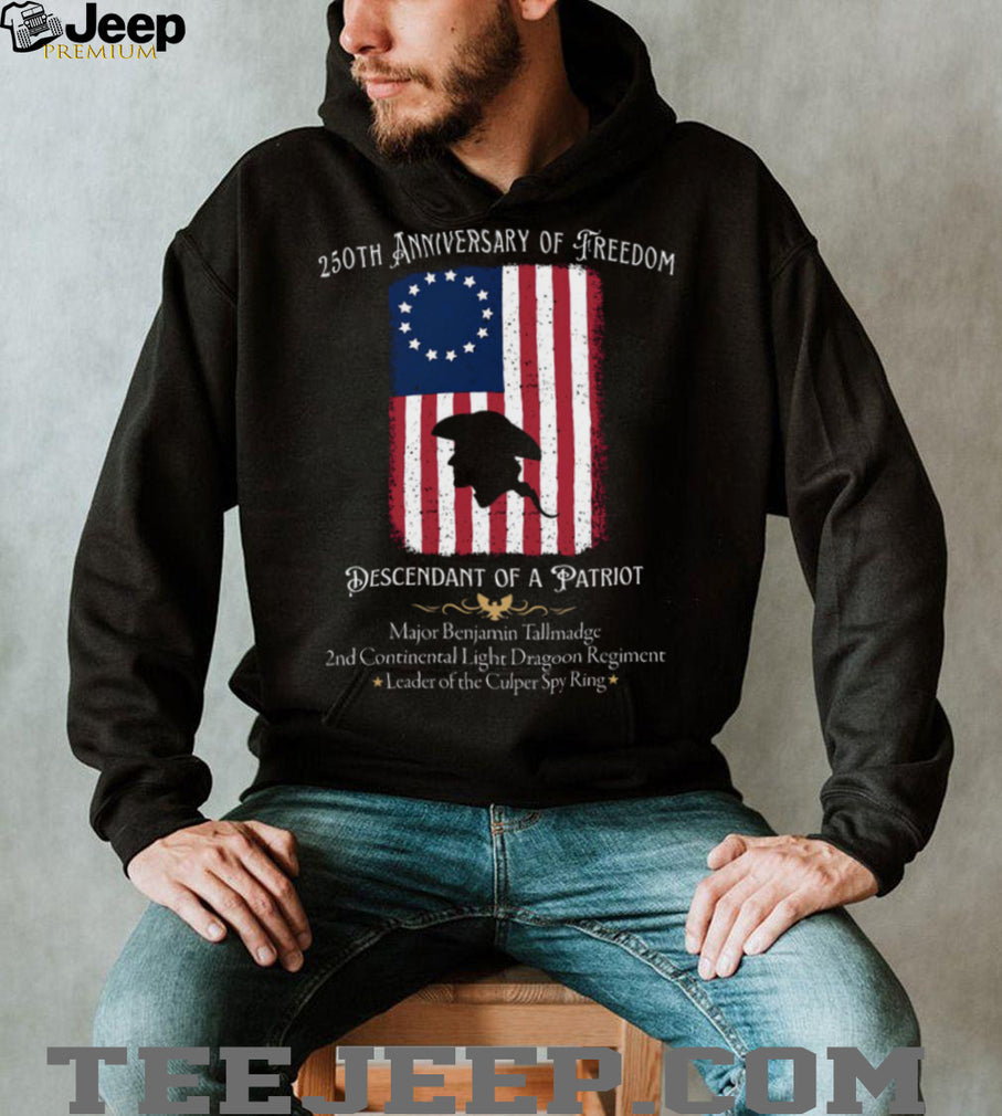 250th Anniversary of Freedom Major Benjamin Tallmadge Patriot T Shirt