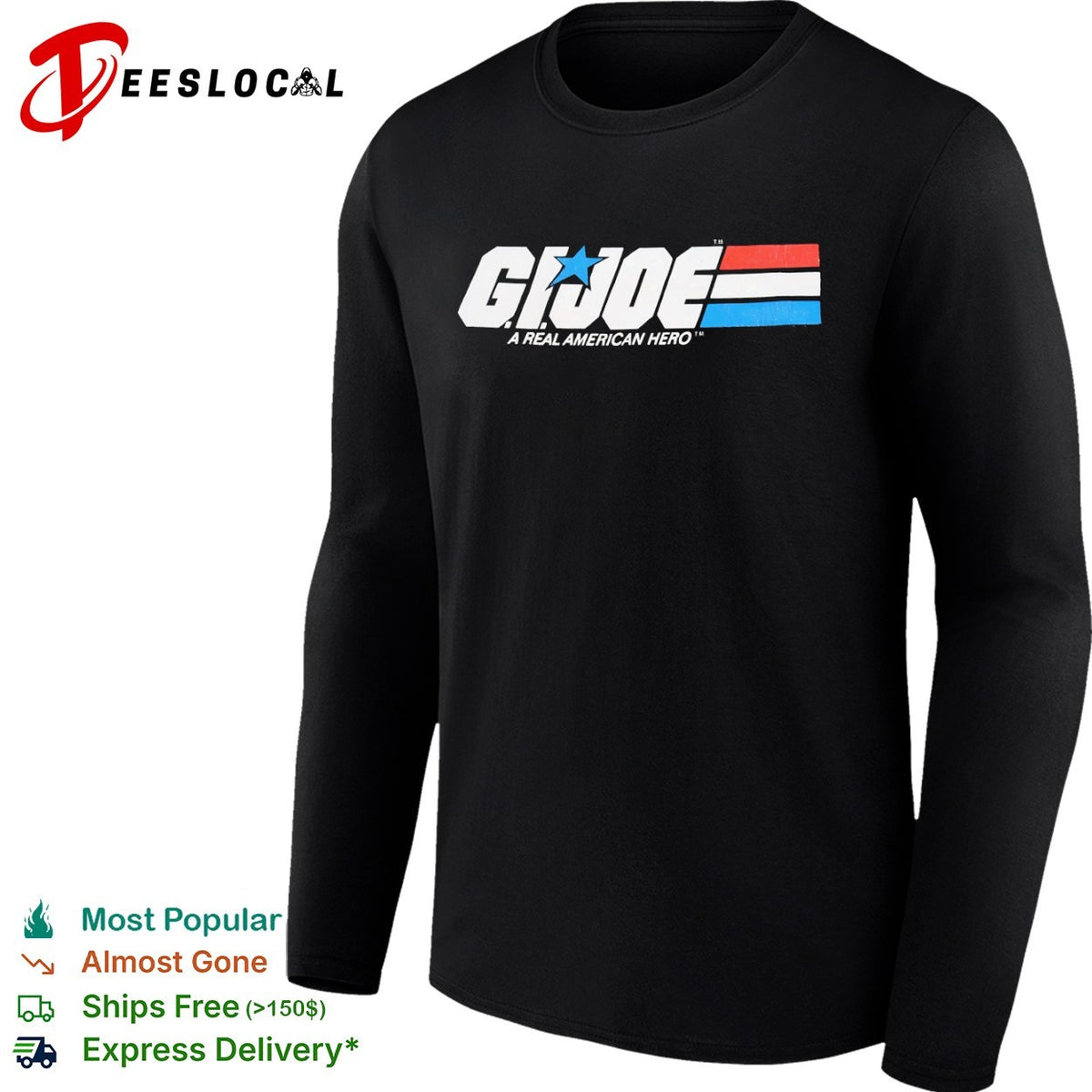 GI Joe a real American hero logo shirt