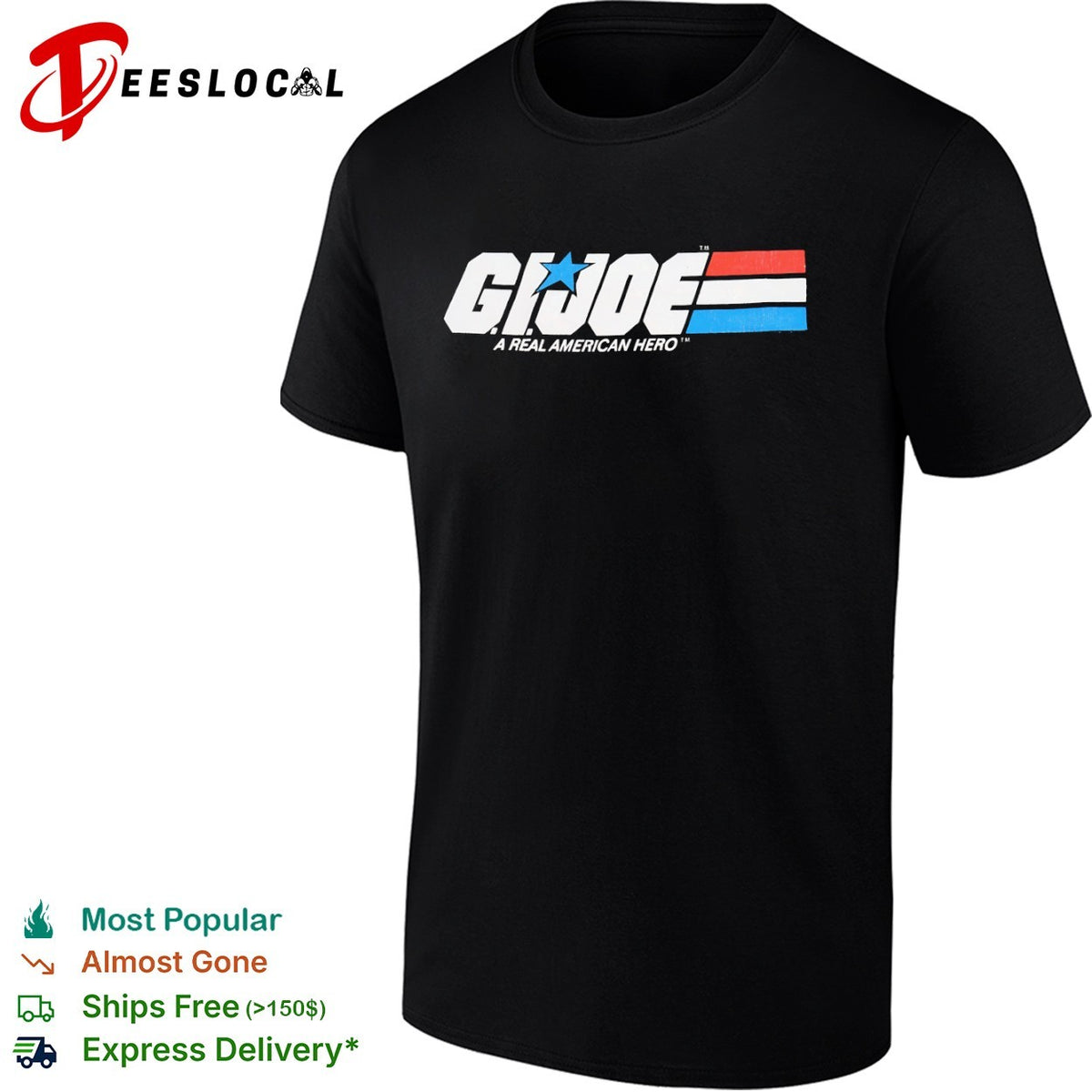 GI Joe a real American hero logo shirt