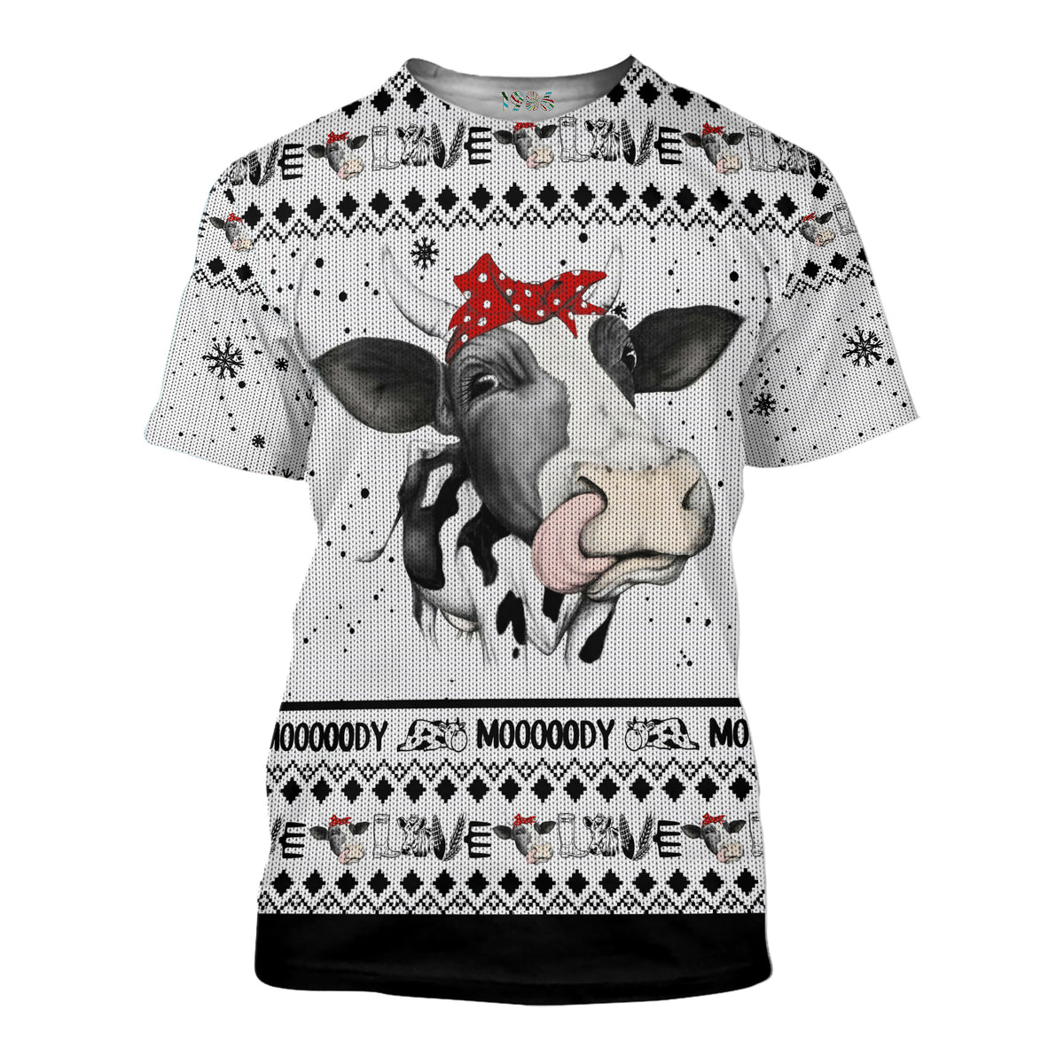 Cow 3D Ugly Sweater Jumper