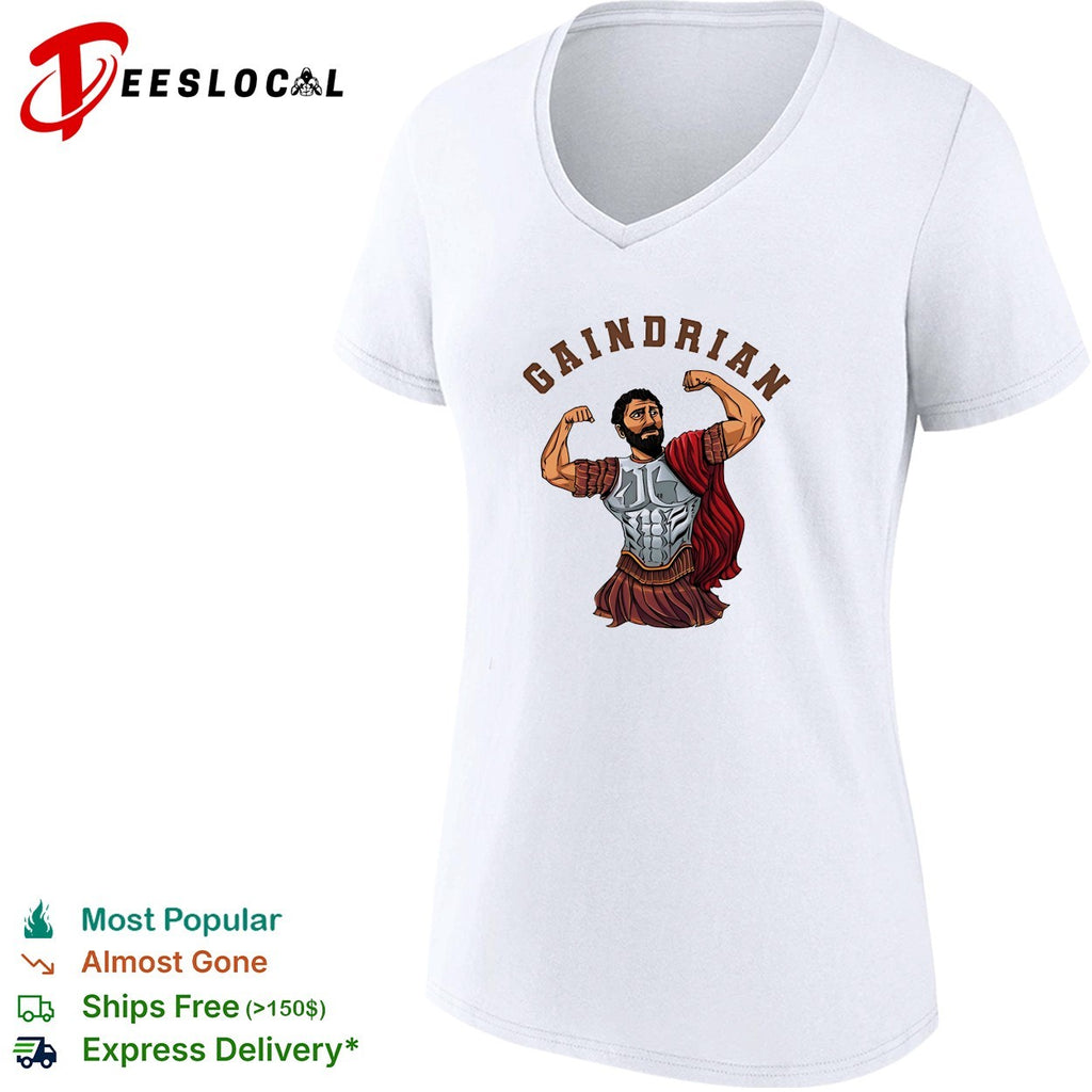 Gaindrian muscle arm posing shirt