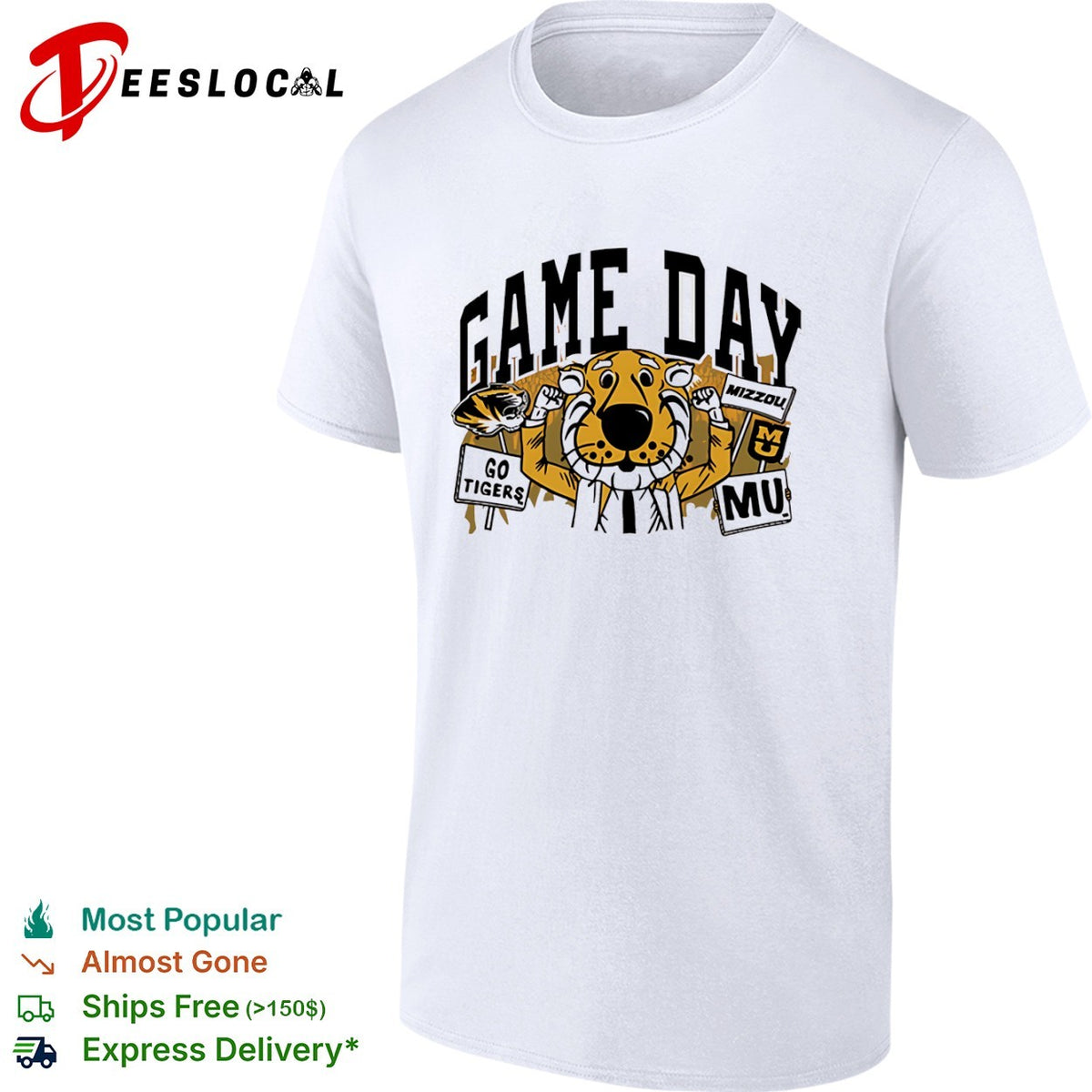 Game Day Truman the Tiger Mizzou Tigers shirt
